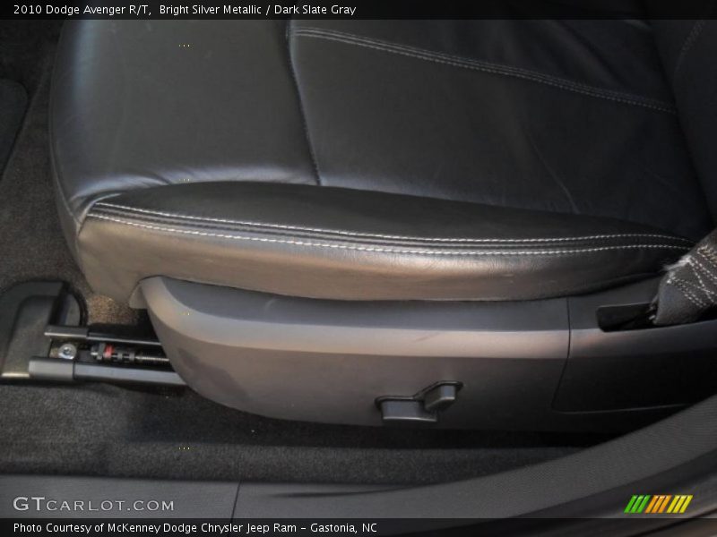 Bright Silver Metallic / Dark Slate Gray 2010 Dodge Avenger R/T