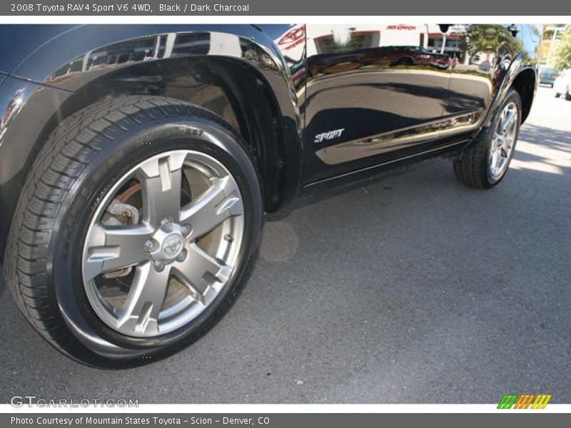 Black / Dark Charcoal 2008 Toyota RAV4 Sport V6 4WD