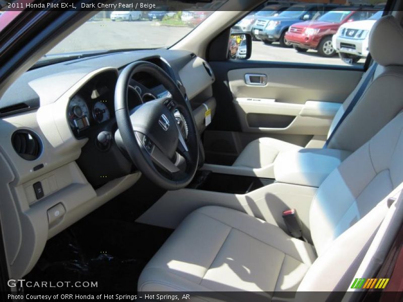  2011 Pilot EX-L Beige Interior