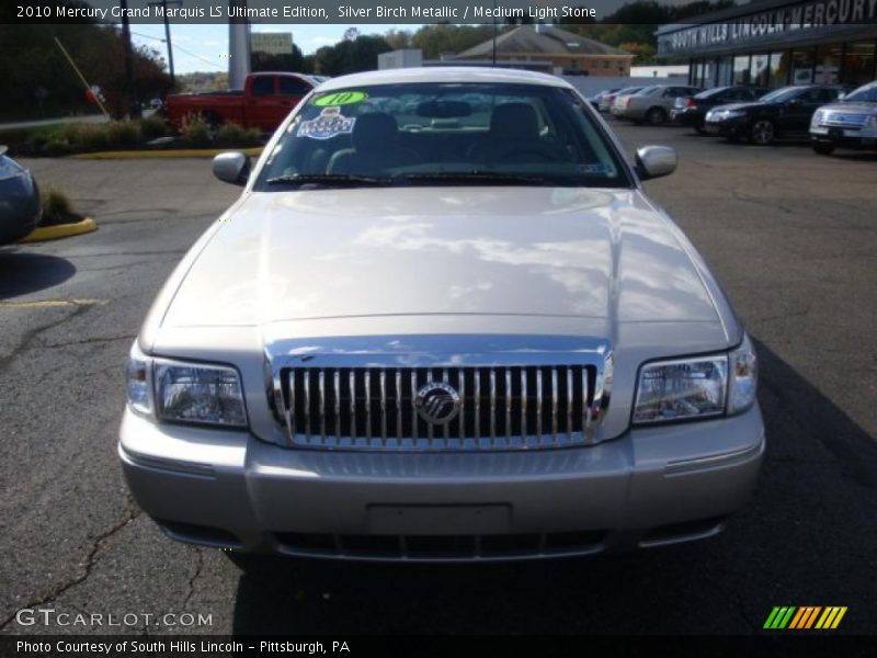 Silver Birch Metallic / Medium Light Stone 2010 Mercury Grand Marquis LS Ultimate Edition