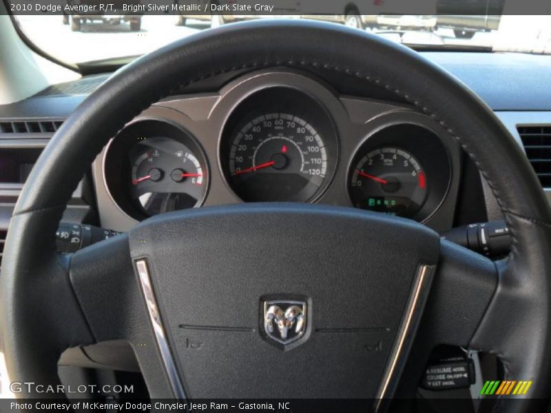Bright Silver Metallic / Dark Slate Gray 2010 Dodge Avenger R/T