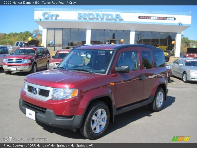 Tango Red Pearl / Gray 2010 Honda Element EX