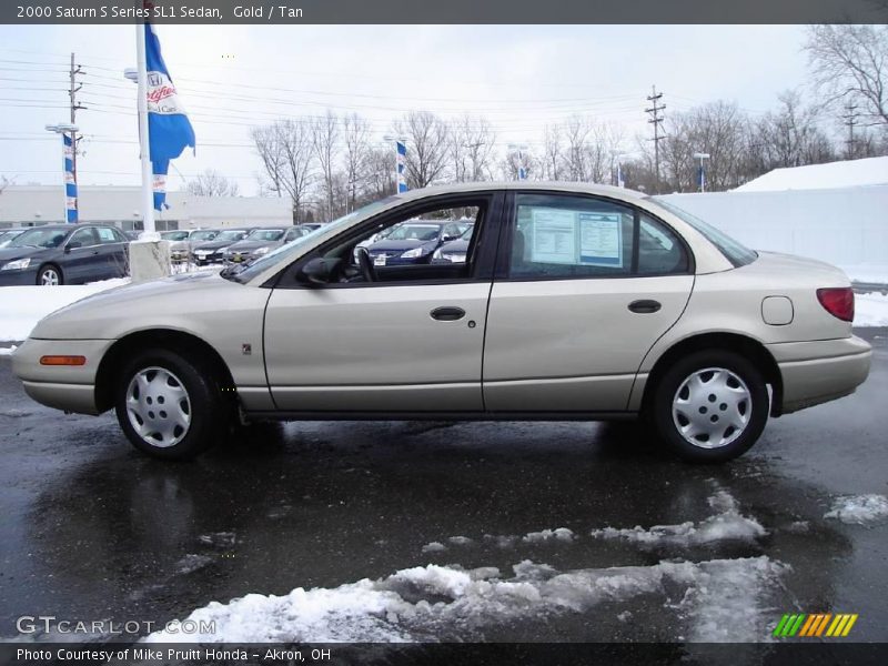 Gold / Tan 2000 Saturn S Series SL1 Sedan