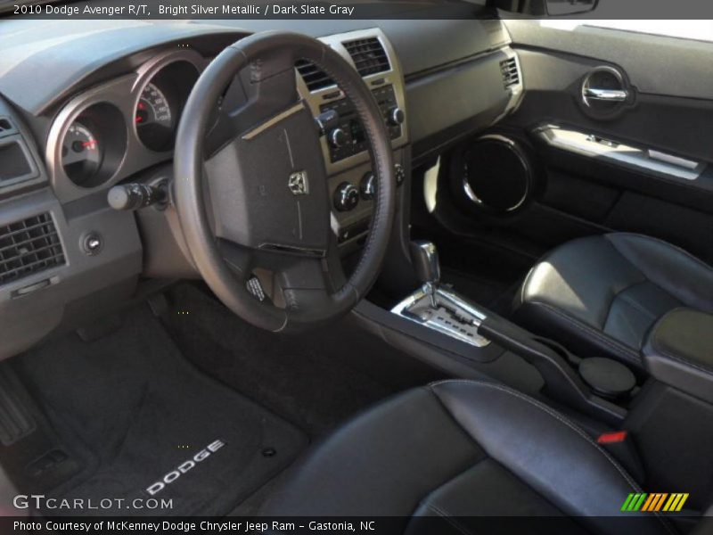 Bright Silver Metallic / Dark Slate Gray 2010 Dodge Avenger R/T