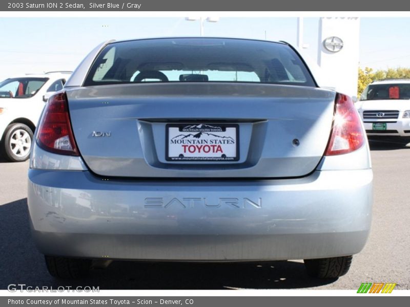 Silver Blue / Gray 2003 Saturn ION 2 Sedan