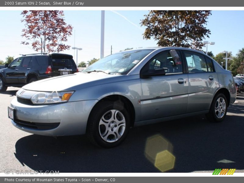 Silver Blue / Gray 2003 Saturn ION 2 Sedan