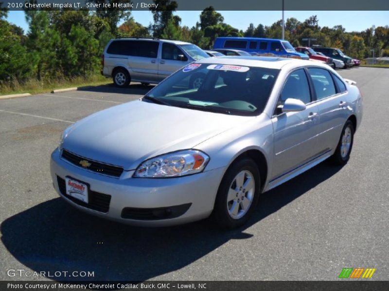 Silver Ice Metallic / Ebony 2010 Chevrolet Impala LT