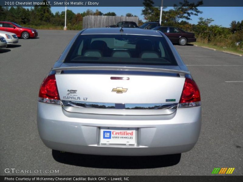 Silver Ice Metallic / Ebony 2010 Chevrolet Impala LT