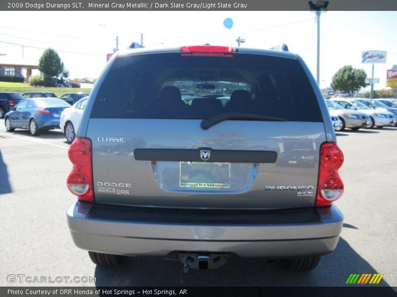 Mineral Gray Metallic / Dark Slate Gray/Light Slate Gray 2009 Dodge Durango SLT