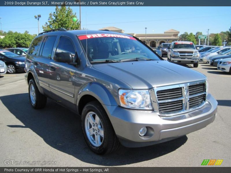 Mineral Gray Metallic / Dark Slate Gray/Light Slate Gray 2009 Dodge Durango SLT