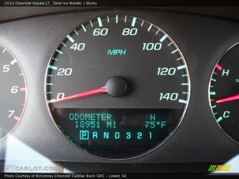 Silver Ice Metallic / Ebony 2010 Chevrolet Impala LT