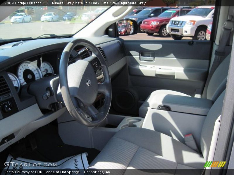 Mineral Gray Metallic / Dark Slate Gray/Light Slate Gray 2009 Dodge Durango SLT