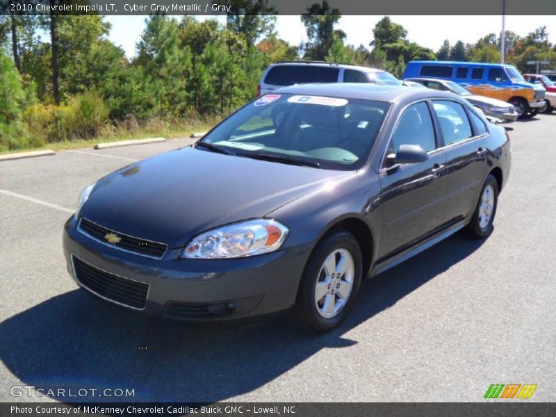 Cyber Gray Metallic / Gray 2010 Chevrolet Impala LT