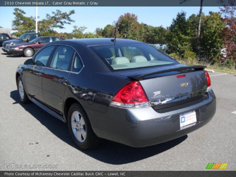 Cyber Gray Metallic / Gray 2010 Chevrolet Impala LT