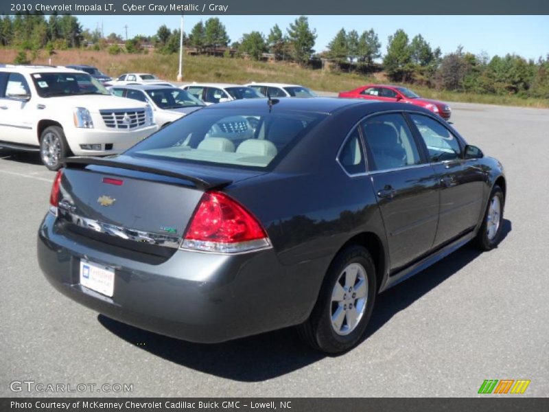 Cyber Gray Metallic / Gray 2010 Chevrolet Impala LT