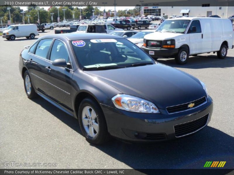 Cyber Gray Metallic / Gray 2010 Chevrolet Impala LT