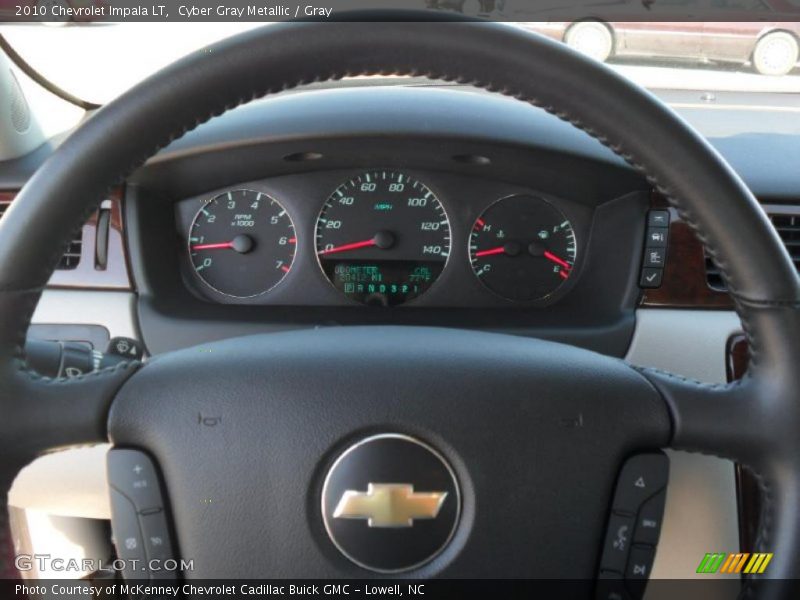 Cyber Gray Metallic / Gray 2010 Chevrolet Impala LT