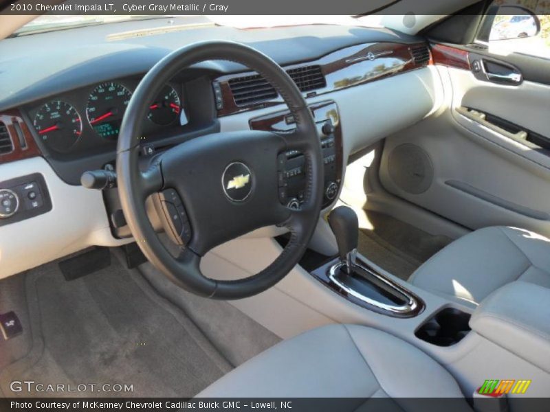 Cyber Gray Metallic / Gray 2010 Chevrolet Impala LT