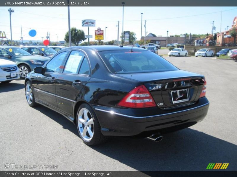Black / Black 2006 Mercedes-Benz C 230 Sport