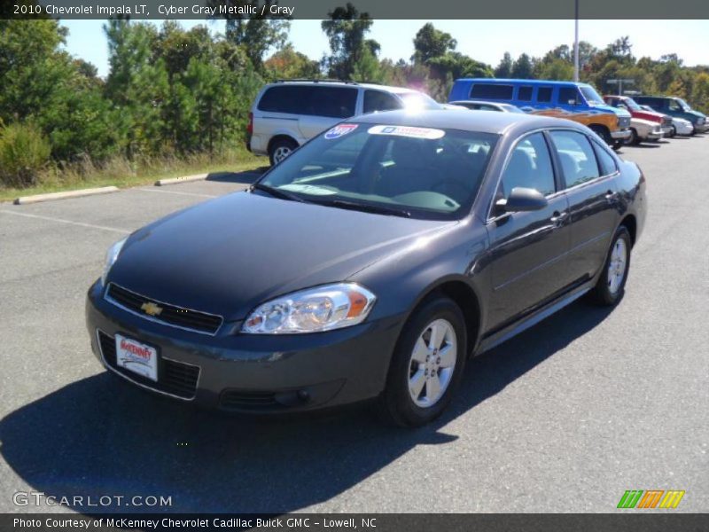 Cyber Gray Metallic / Gray 2010 Chevrolet Impala LT