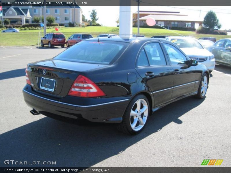 Black / Black 2006 Mercedes-Benz C 230 Sport