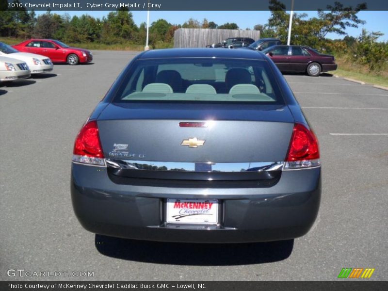 Cyber Gray Metallic / Gray 2010 Chevrolet Impala LT