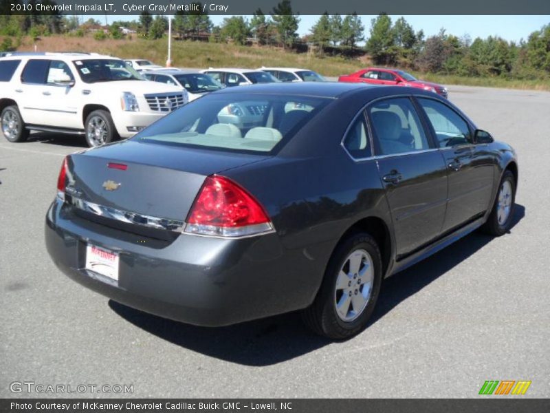 Cyber Gray Metallic / Gray 2010 Chevrolet Impala LT