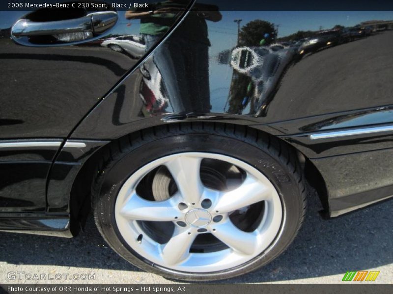 Black / Black 2006 Mercedes-Benz C 230 Sport