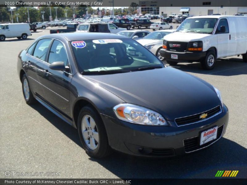 Cyber Gray Metallic / Gray 2010 Chevrolet Impala LT