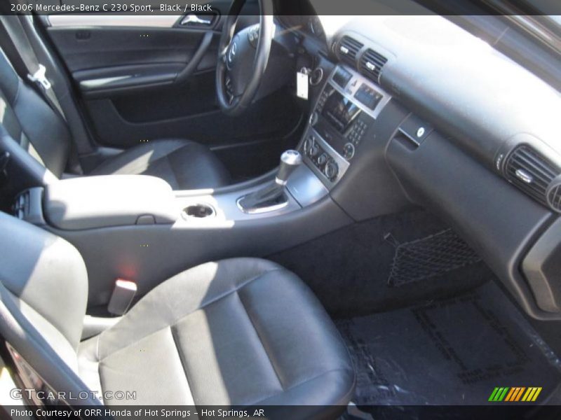 Black / Black 2006 Mercedes-Benz C 230 Sport