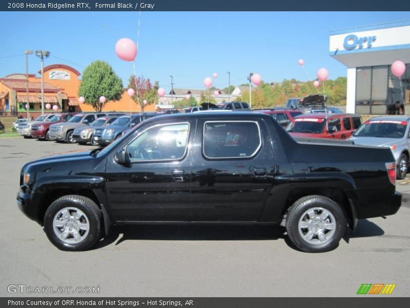 Formal Black / Gray 2008 Honda Ridgeline RTX