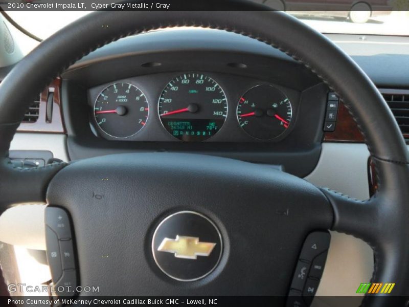 Cyber Gray Metallic / Gray 2010 Chevrolet Impala LT