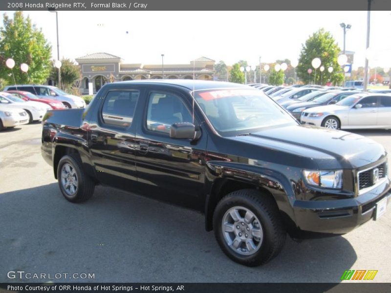 Formal Black / Gray 2008 Honda Ridgeline RTX