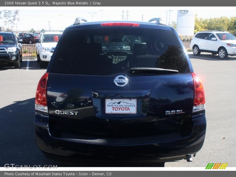 Majestic Blue Metallic / Gray 2006 Nissan Quest 3.5 SL