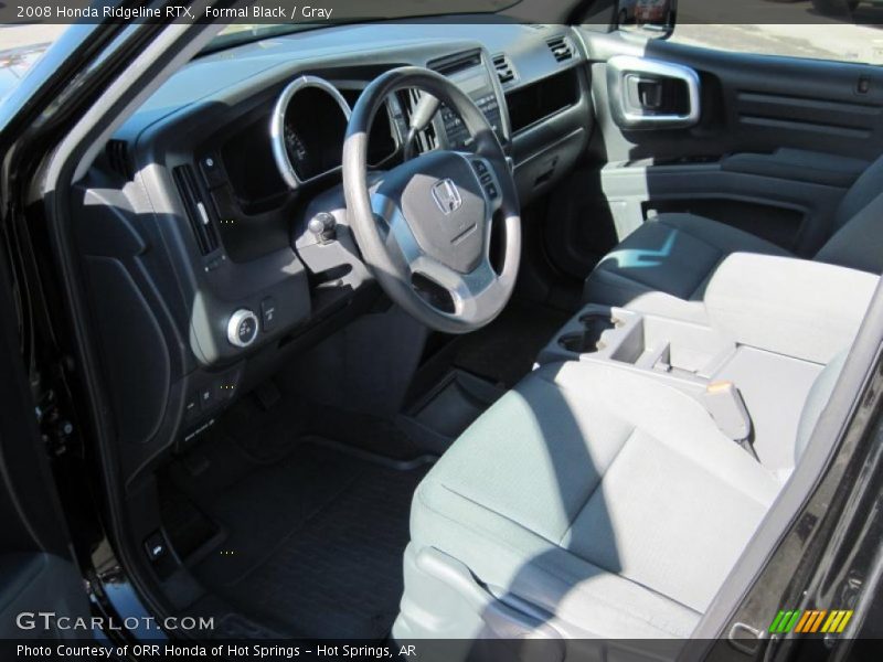 Formal Black / Gray 2008 Honda Ridgeline RTX