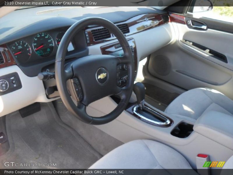 Cyber Gray Metallic / Gray 2010 Chevrolet Impala LT