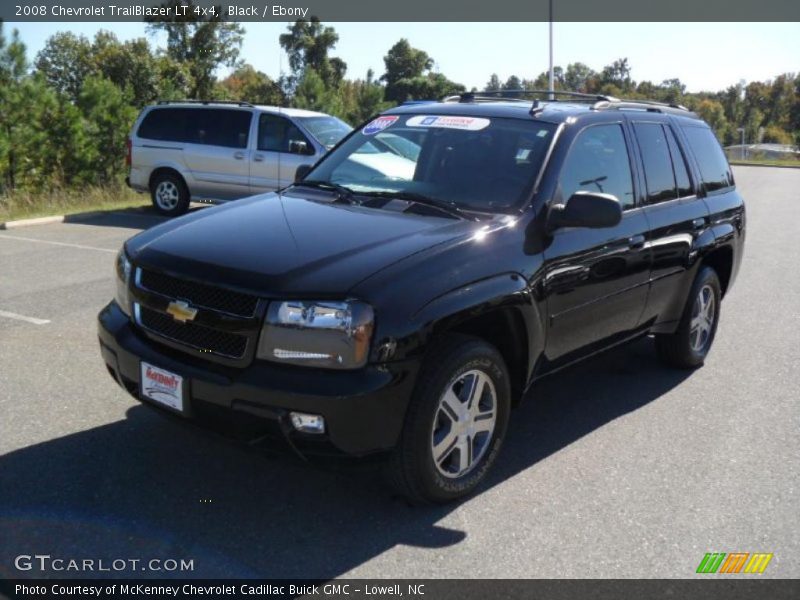 Black / Ebony 2008 Chevrolet TrailBlazer LT 4x4