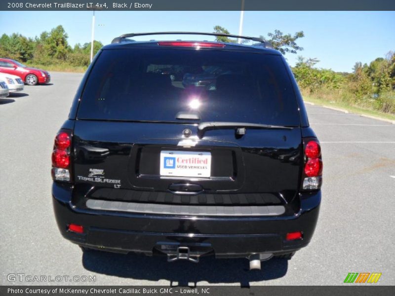 Black / Ebony 2008 Chevrolet TrailBlazer LT 4x4