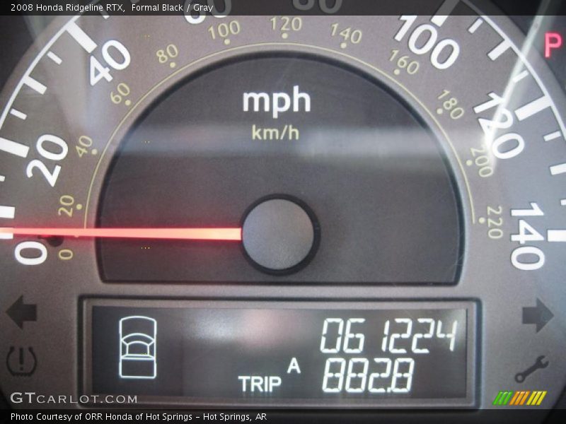Formal Black / Gray 2008 Honda Ridgeline RTX