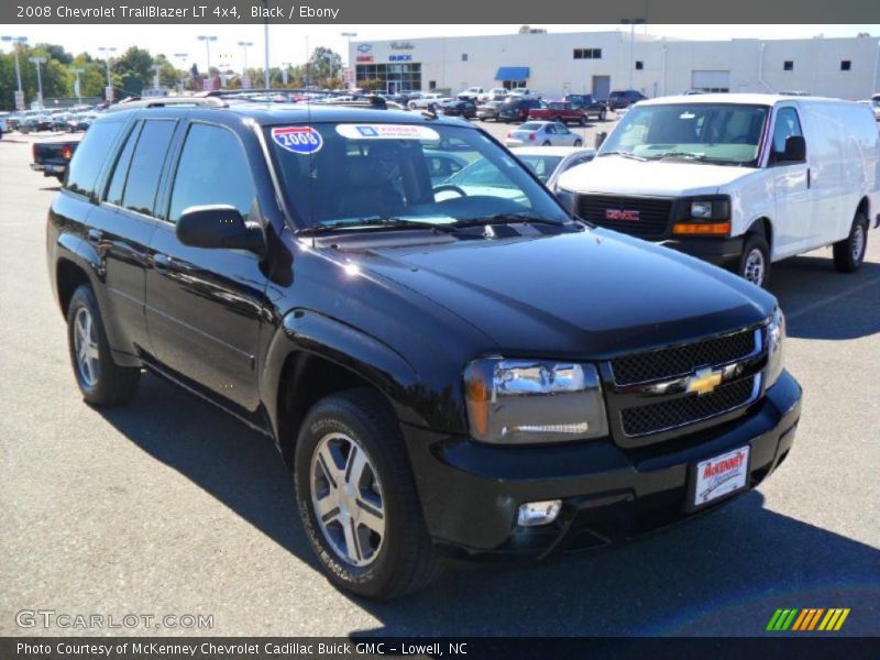 Black / Ebony 2008 Chevrolet TrailBlazer LT 4x4