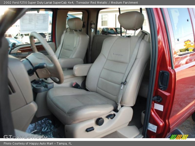  2002 F250 Super Duty Lariat SuperCab 4x4 Medium Parchment Interior
