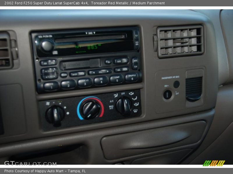 Controls of 2002 F250 Super Duty Lariat SuperCab 4x4