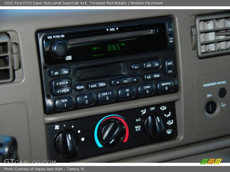Controls of 2002 F250 Super Duty Lariat SuperCab 4x4