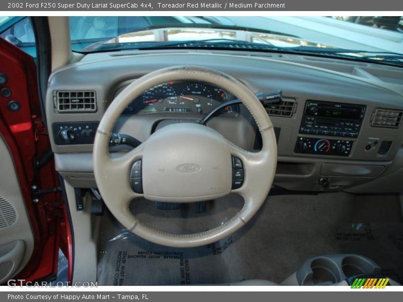 Dashboard of 2002 F250 Super Duty Lariat SuperCab 4x4
