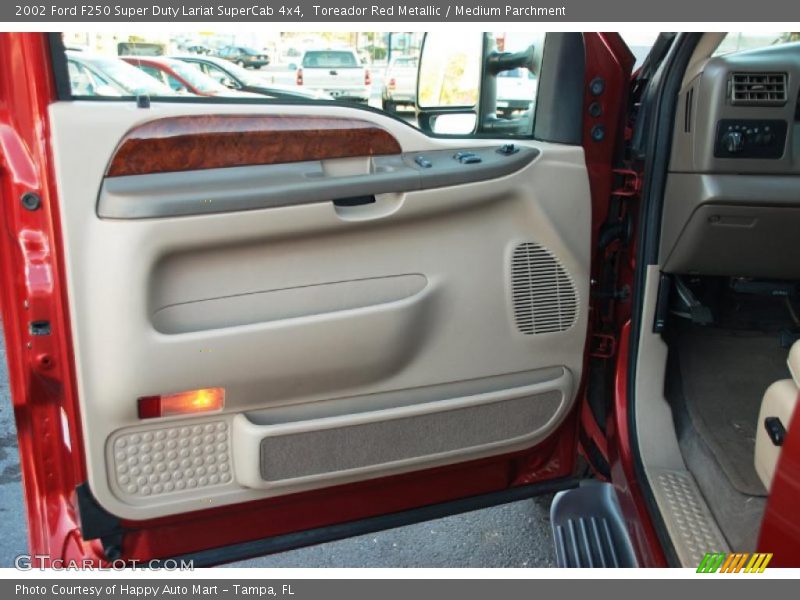  2002 F250 Super Duty Lariat SuperCab 4x4 Medium Parchment Interior