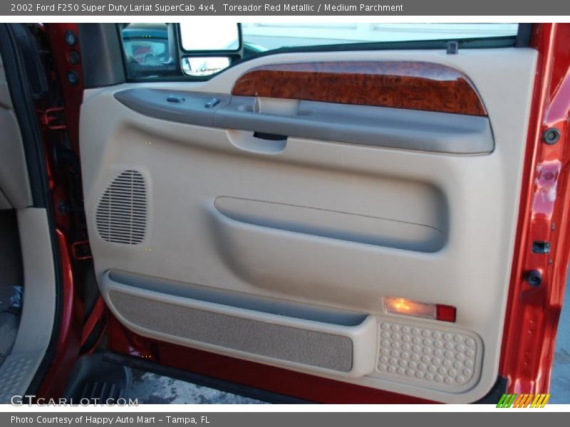  2002 F250 Super Duty Lariat SuperCab 4x4 Medium Parchment Interior