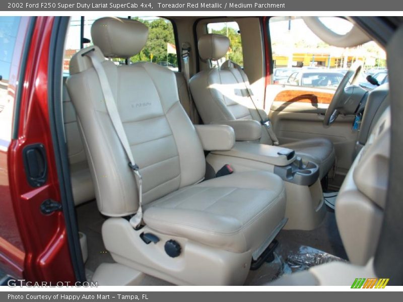 2002 F250 Super Duty Lariat SuperCab 4x4 Medium Parchment Interior