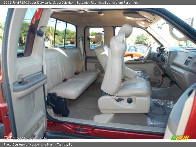  2002 F250 Super Duty Lariat SuperCab 4x4 Medium Parchment Interior
