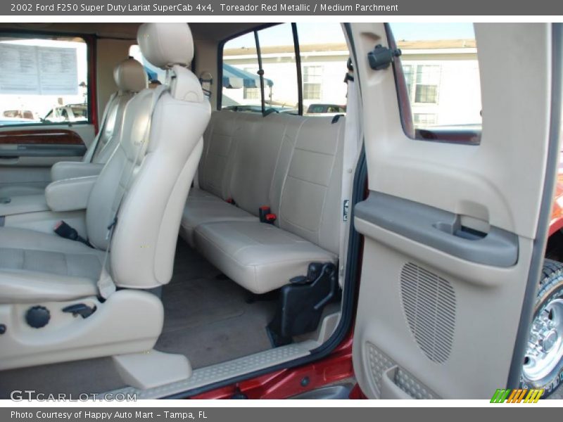  2002 F250 Super Duty Lariat SuperCab 4x4 Medium Parchment Interior