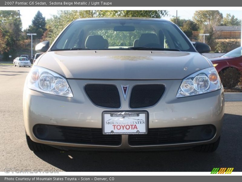 Sedona Beige Metallic / Light Taupe 2007 Pontiac G6 Sedan